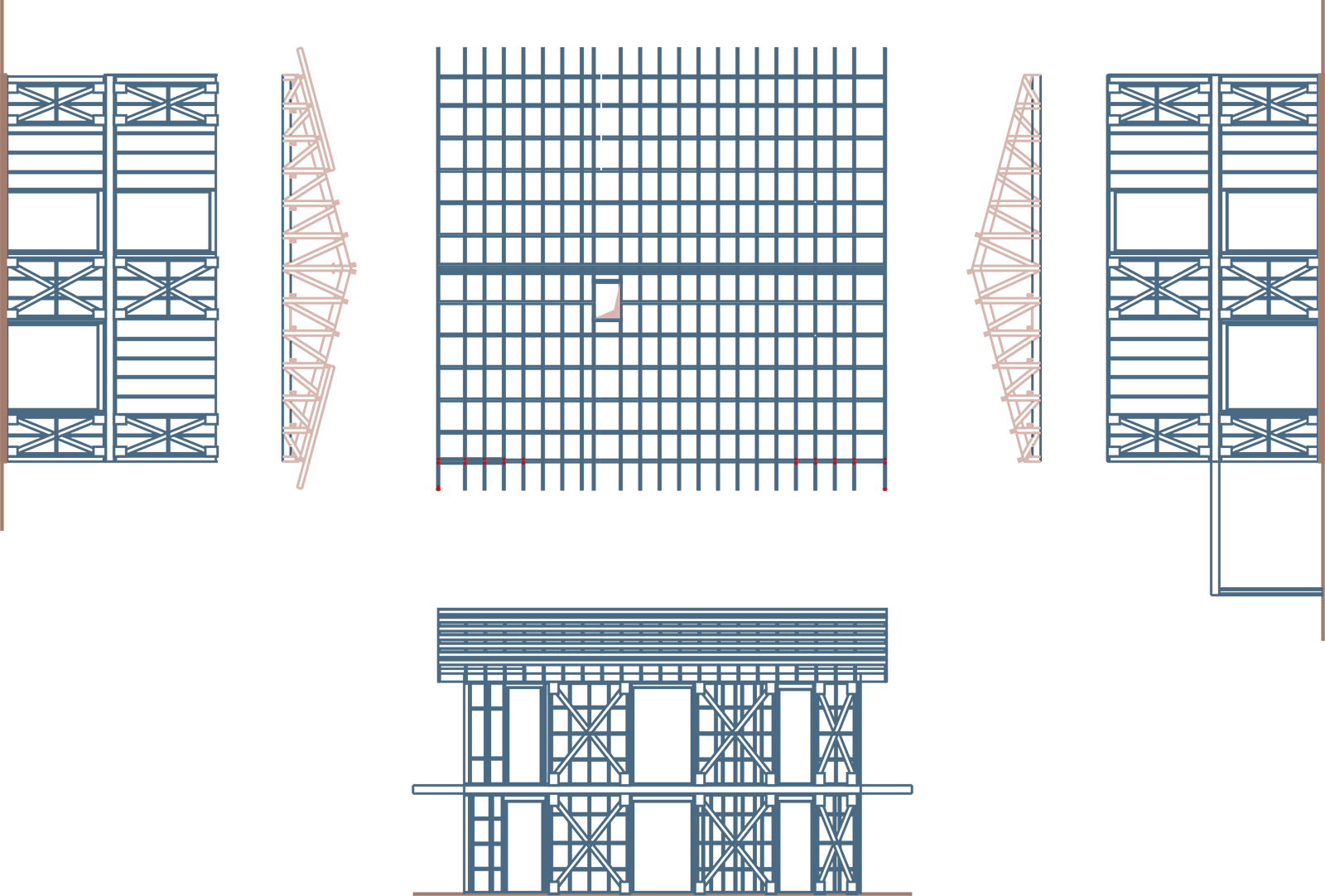 L'ossatura della casa è realizzata in Cold Formed Steel