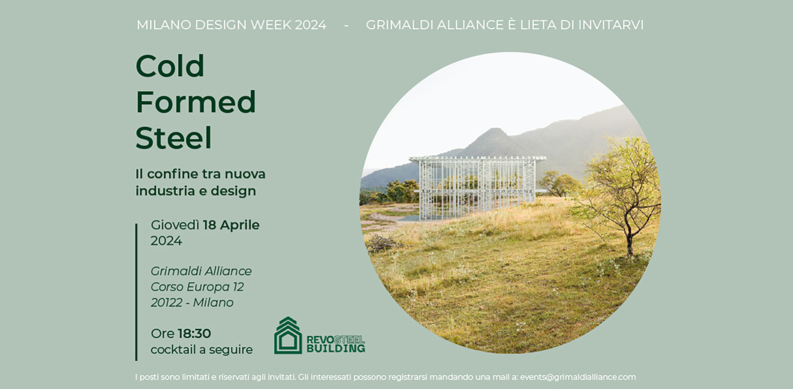 Design Week: le “Case Revoluzionarie” - Grimaldi Alliance crea ed organizza un evento per il fuo